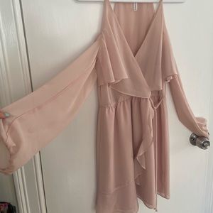 Bcbg dress light blush pink